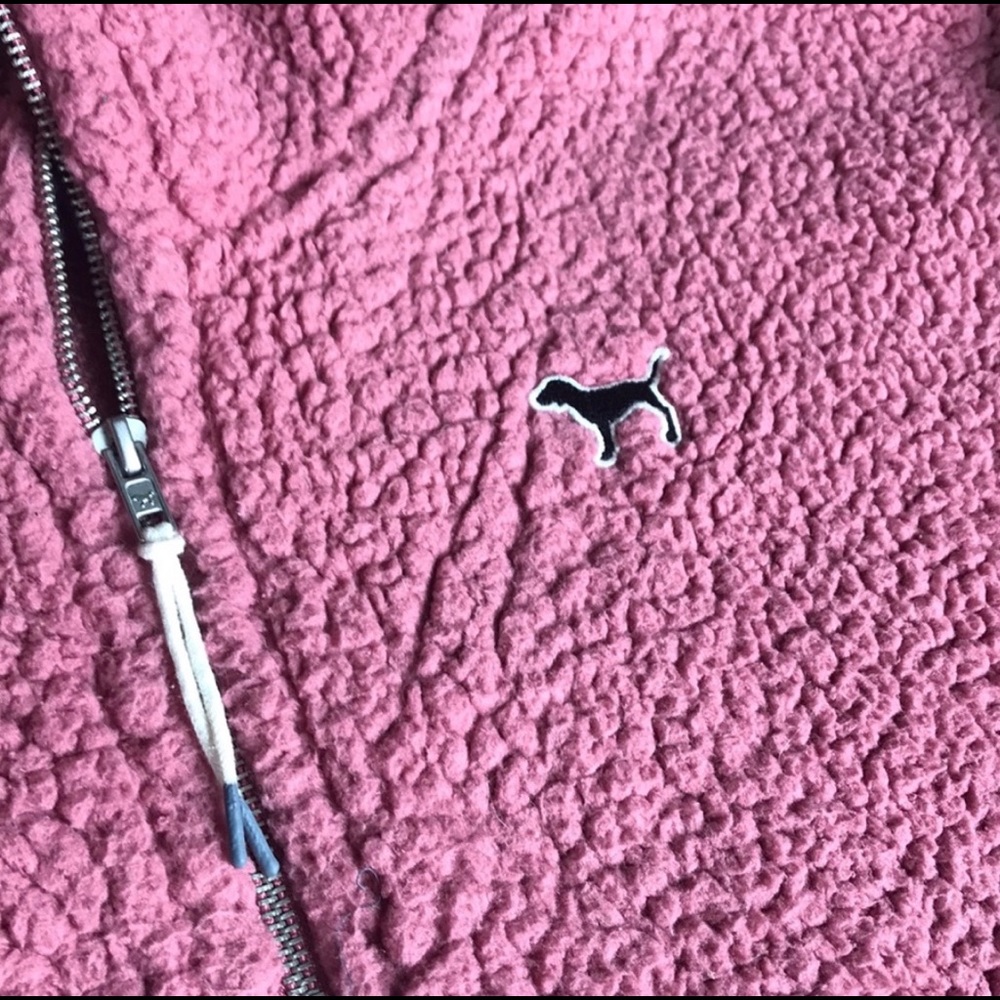 Pink sherpa sweatshirt - Picture 2 of 3